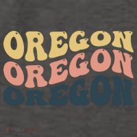 Oregon Retro Waves Vector Backpack