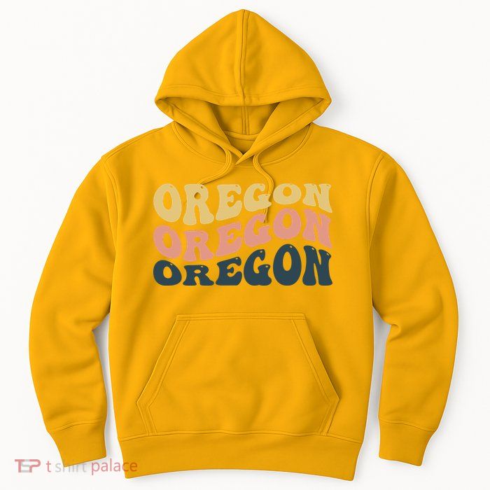 Oregon Retro Waves Hoodie