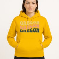 Oregon Retro Waves Hoodie