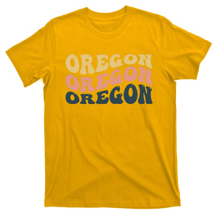 Oregon Retro Waves T-Shirt