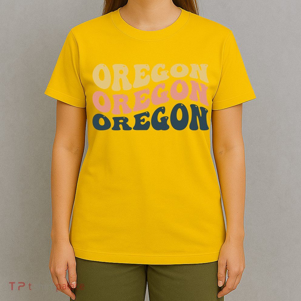 Oregon Retro Waves T-Shirt