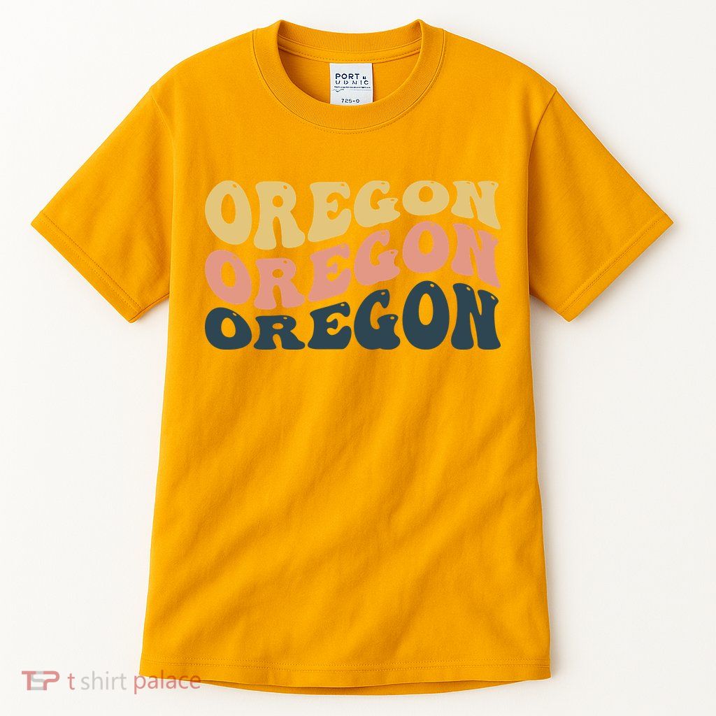 Oregon Retro Waves Tall T-Shirt