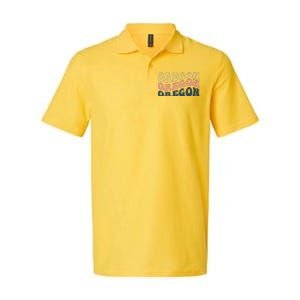 Oregon Retro Waves Softstyle Adult Sport Polo