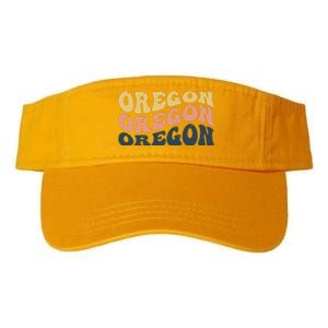 Oregon Retro Waves Valucap Bio-Washed Visor