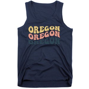 Oregon Retro Waves Tank Top