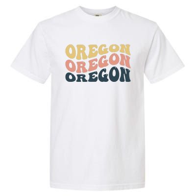 Oregon Retro Waves Garment-Dyed Heavyweight T-Shirt