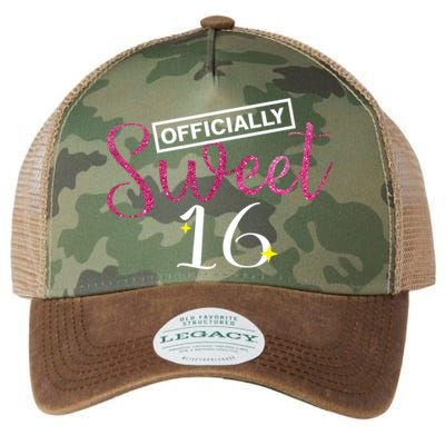 Officially Sweet 16 | Sixteenth Birthday Teen Girl Gift Legacy Tie Dye Trucker Hat