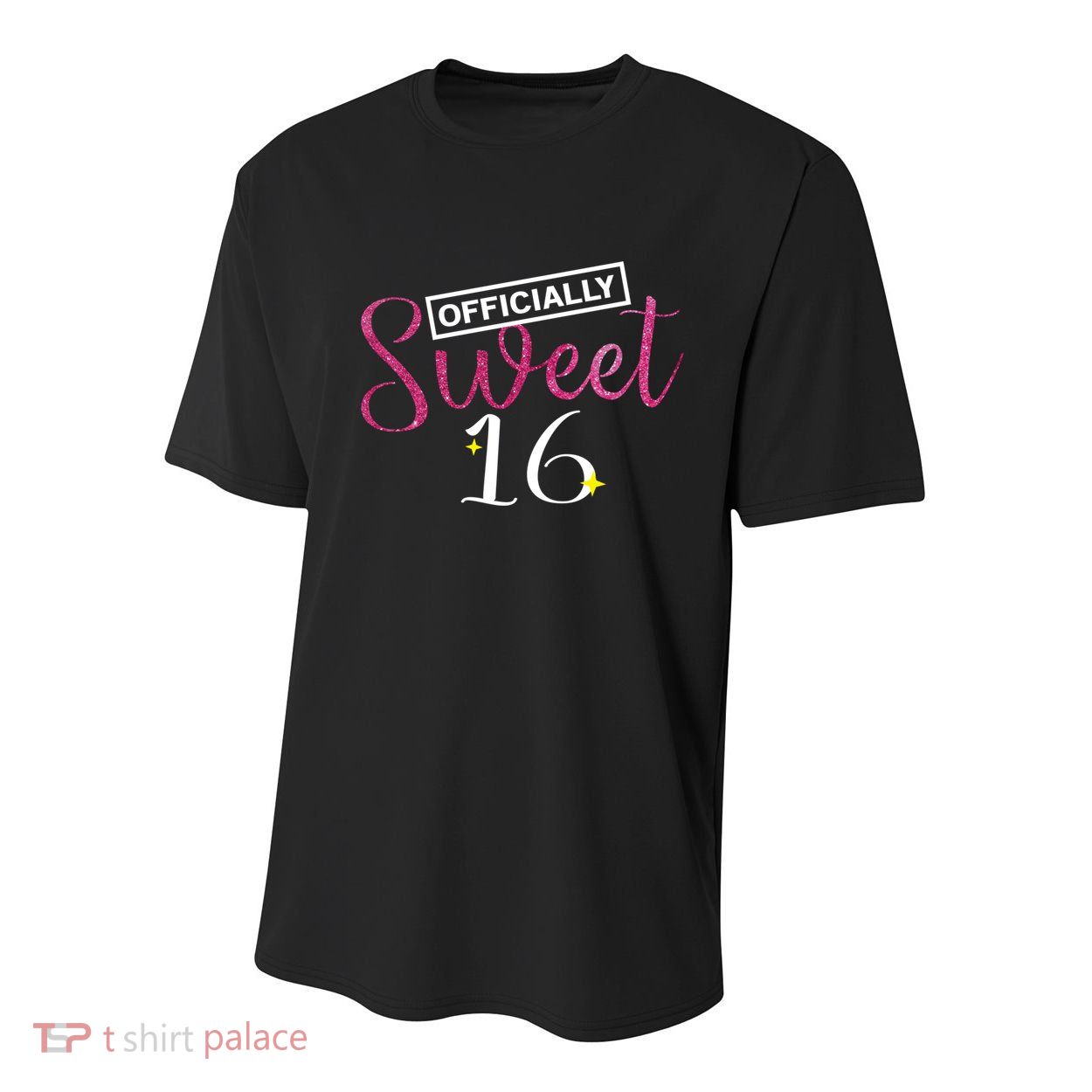 Officially Sweet 16 | Sixteenth Birthday Teen Girl Gift Youth Performance Sprint T-Shirt