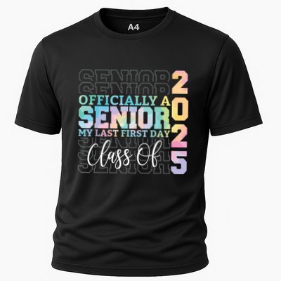 Officially Senior 2025 My Last First Day Class Of 25 Tie Dye Performance Shirt