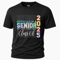 Officially Senior 2025 My Last First Day Class Of 25 Tie Dye Performance Shirt