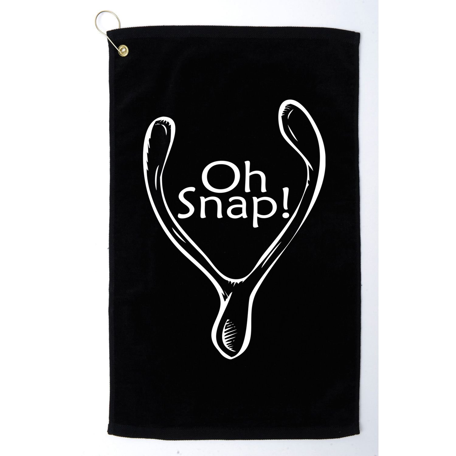 Oh Snap Wishbone Golf Towel