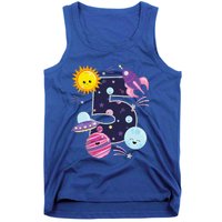 Outer Space 5 Year Old 5th Birthday Party Space Theme Tank Top