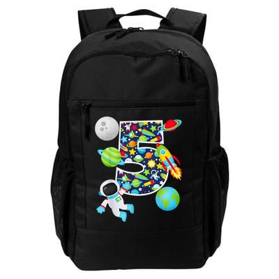Outer Space 5 Year Old 5th Birthday Party Solar System Daily Commute Backpack