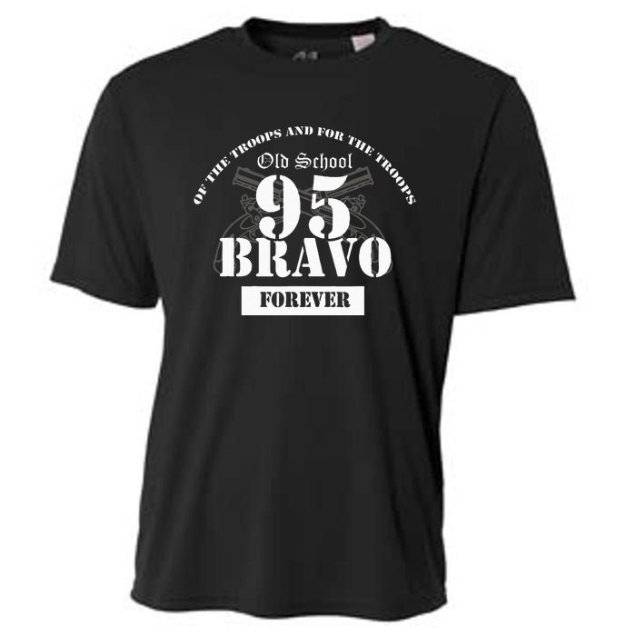 Old School 95 Bravo Military Police Cooling Performance Crew T-Shirt