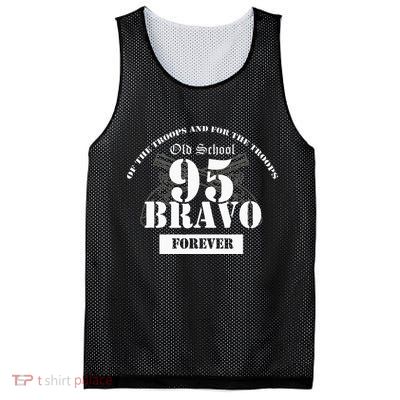 Old School 95 Bravo Military Police Mesh Reversible Basketball Jersey Tank