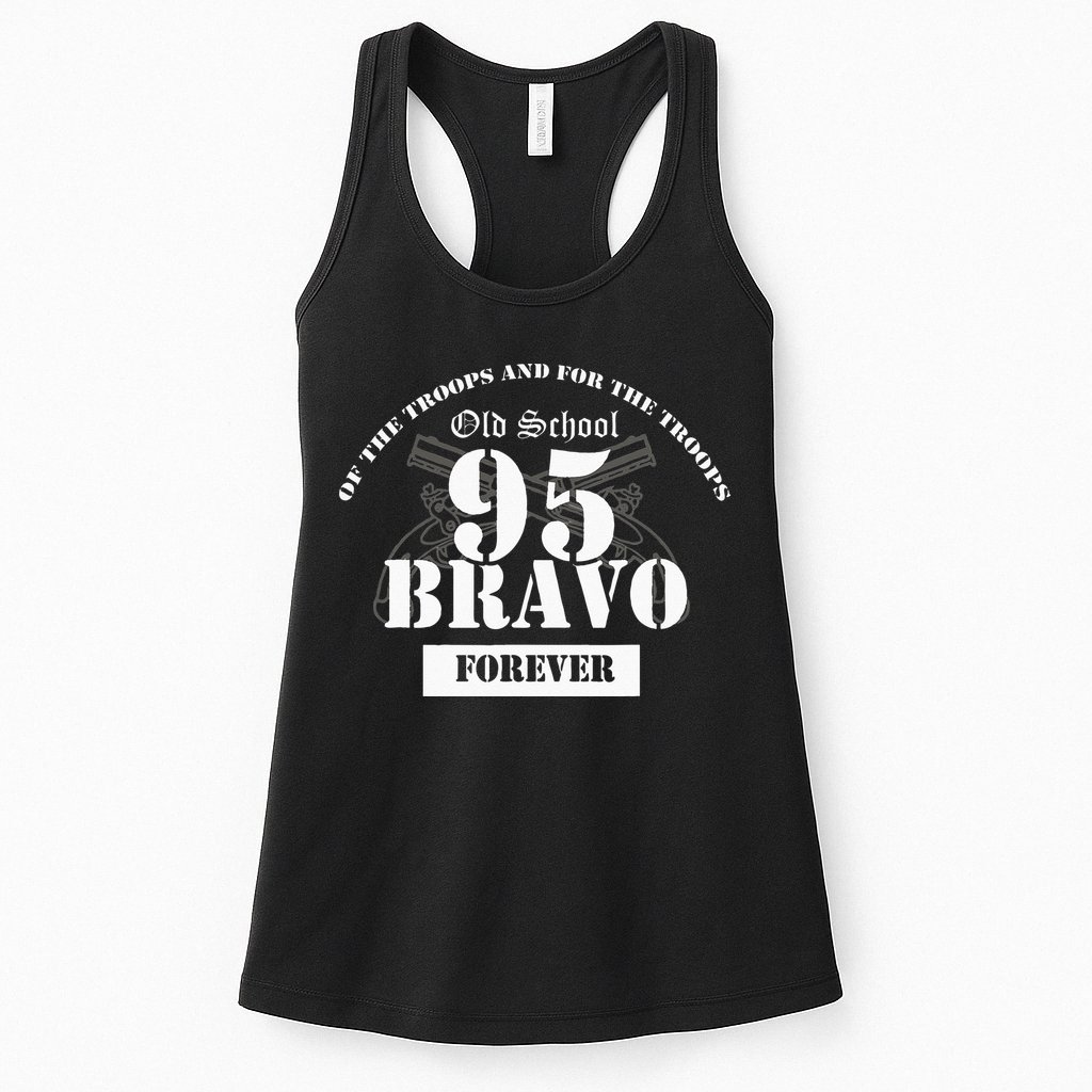 Old School 95 Bravo Military Police Womens Tank Top