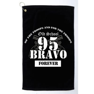 Old School 95 Bravo Military Police Golf Towel
