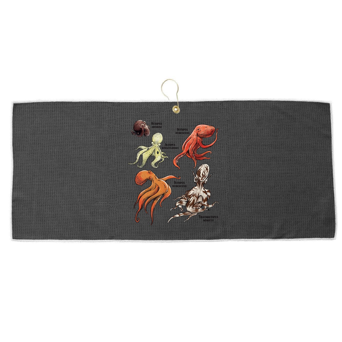 Octopus Sea Animals Species Large Microfiber Waffle Golf Towel