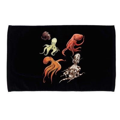 Octopus Sea Animals Species Microfiber Hand Towel