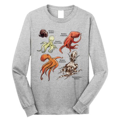 Octopus Sea Animals Species Long Sleeve Shirt