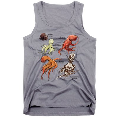 Octopus Sea Animals Species Tank Top