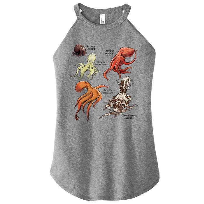 Octopus Sea Animals Species Women's Perfect Tri Rocker Tank