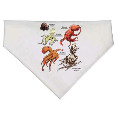 Octopus Sea Animals Species USA-Made Doggie Bandana