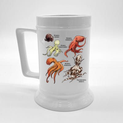 Octopus Sea Animals Species Beer Stein