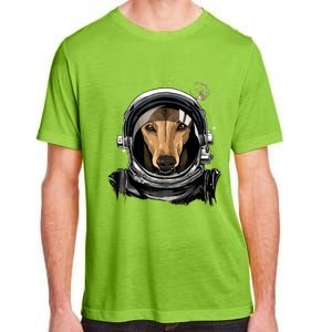 Outer Space Astronaut Italian Greyhound Dog Lover Astronomy Adult ChromaSoft Performance T-Shirt