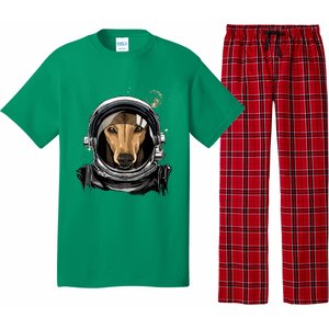 Outer Space Astronaut Italian Greyhound Dog Lover Astronomy Pajama Set