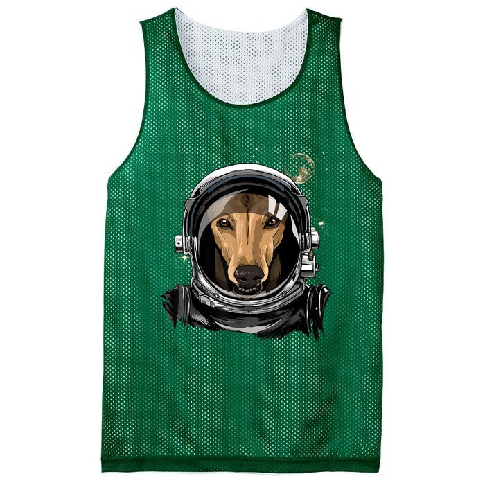 Outer Space Astronaut Italian Greyhound Dog Lover Astronomy Mesh Reversible Basketball Jersey Tank