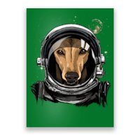 Outer Space Astronaut Italian Greyhound Dog Lover Astronomy Poster