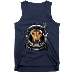 Outer Space Astronaut Italian Greyhound Dog Lover Astronomy Tank Top