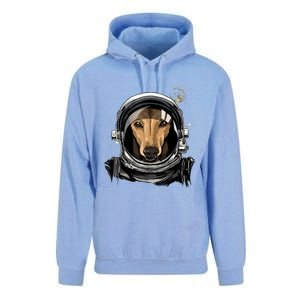 Outer Space Astronaut Italian Greyhound Dog Lover Astronomy Unisex Surf Hoodie