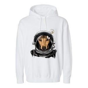 Outer Space Astronaut Italian Greyhound Dog Lover Astronomy Garment-Dyed Fleece Hoodie