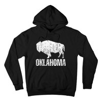 Oklahoma S.T.A.Te. And American Buffalo Bison Hoodie