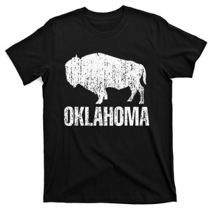 Oklahoma S.T.A.Te. And American Buffalo Bison T-Shirt