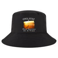 One Step And One Second At A Time Faith In God Cool Comfort Performance Bucket Hat