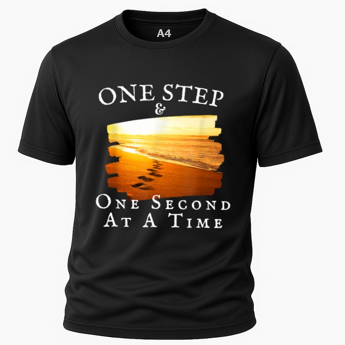 One Step And One Second At A Time Faith In God Performance Shirt