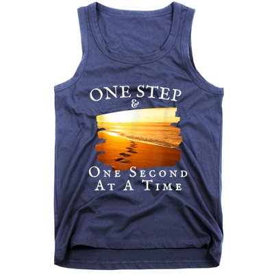 One Step And One Second At A Time Faith In God Tank Top