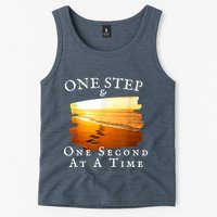 One Step And One Second At A Time Faith In God Tank Top