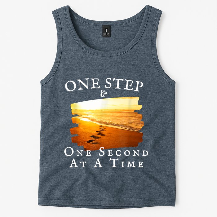 One Step And One Second At A Time Faith In God Tank Top