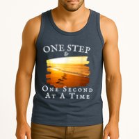 One Step And One Second At A Time Faith In God Tank Top