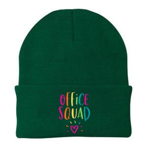 Office Squad Administrative Assistant Gift School Secretary Knit Cap Winter Beanie