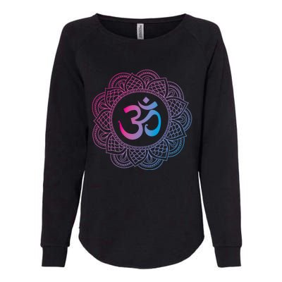 Om Symbol Aum Ohm Hindu Dala Yoga Meditation Namaste Gift Womens California Wash Sweatshirt