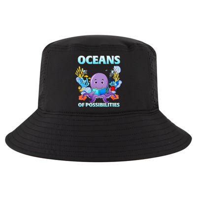 Octopus Sea Animal Summer Reading Oceans Of Possibilities Gift Cool Comfort Performance Bucket Hat