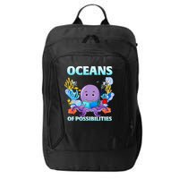 Octopus Sea Animal Summer Reading Oceans Of Possibilities Gift City Backpack