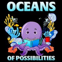 Octopus Sea Animal Summer Reading Oceans Of Possibilities Gift City Backpack