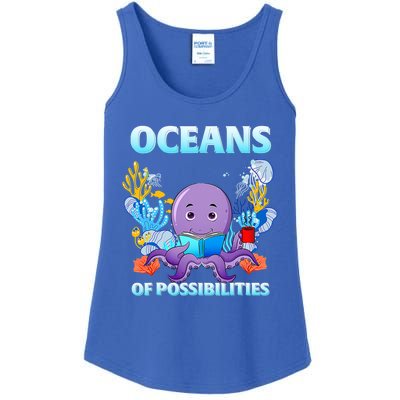 Octopus Sea Animal Summer Reading Oceans Of Possibilities Gift Ladies Essential Tank