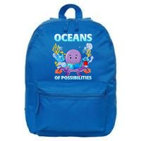 Octopus Sea Animal Summer Reading Oceans Of Possibilities Gift 16 in Basic Backpack